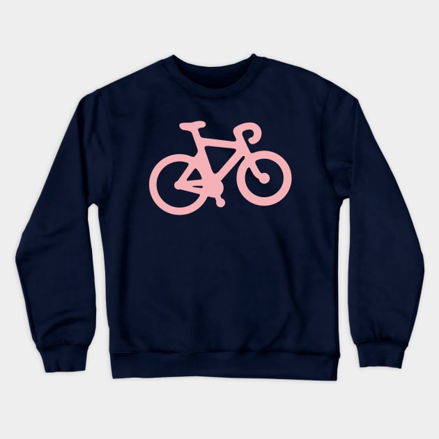 Pastel Pink Bike Crewneck Sweatshirt by XOOXOO